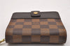 Authentic Louis Vuitton Damier Compact Zip Bifold Wallet Purse N61668 LV 0004J