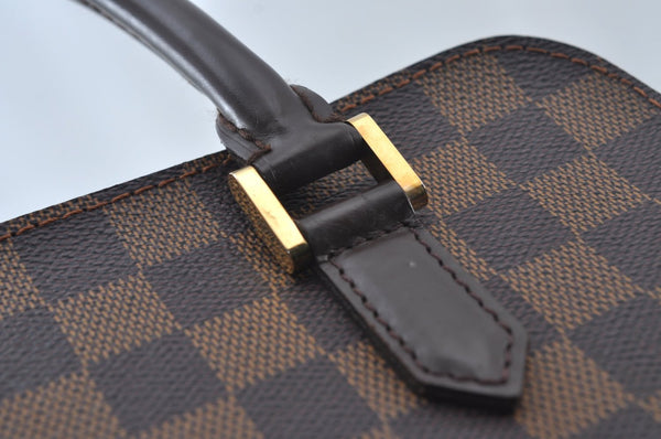 Authentic Louis Vuitton Damier Triana Hand Bag Purse N51155 LV 0006K
