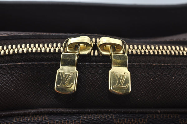 Authentic Louis Vuitton Damier Triana Hand Bag Purse N51155 LV 0006K