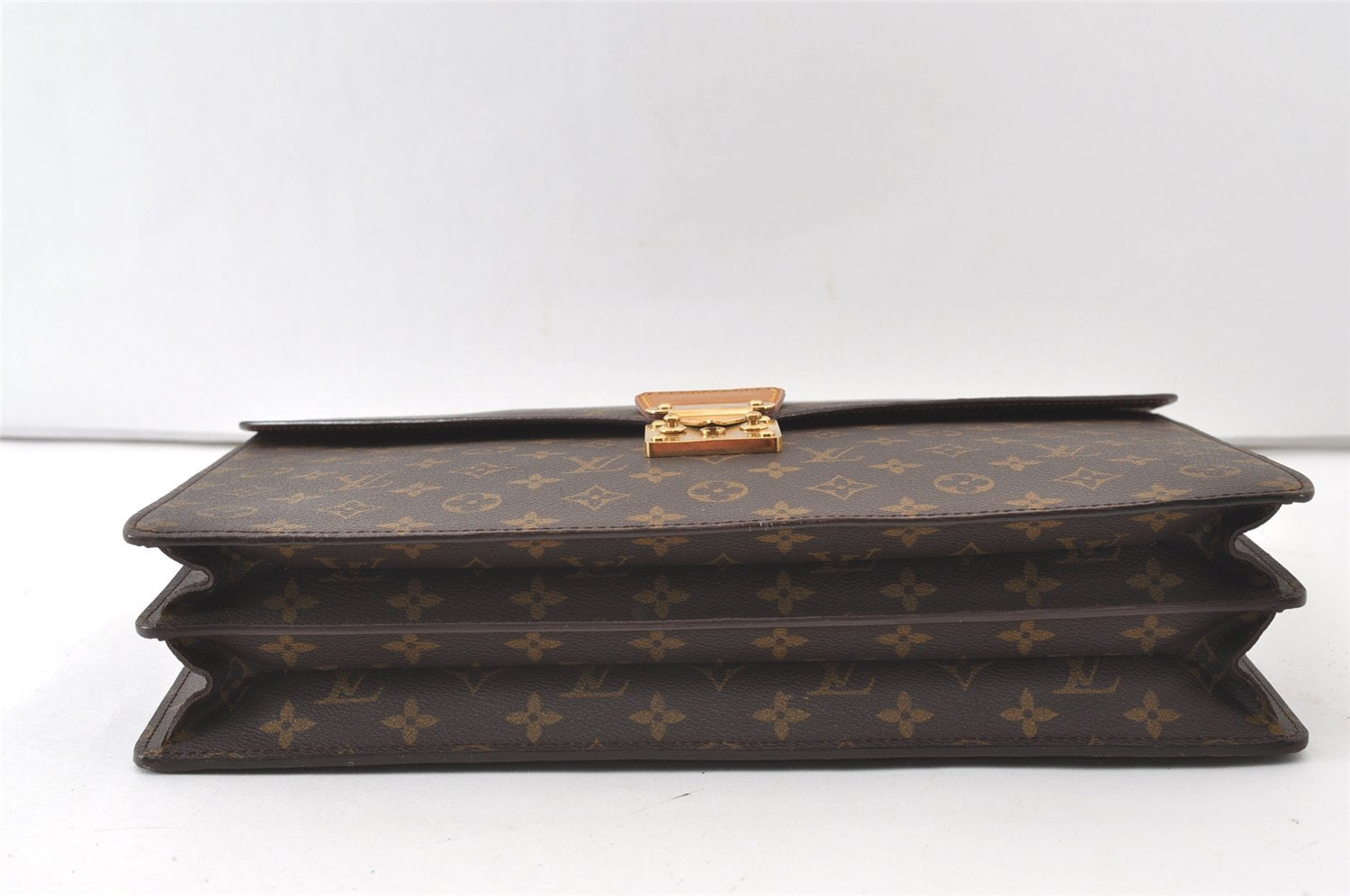 Authentic Louis Vuitton Monogram Serviette Conseiller Briefcase M53331 LV 0007J