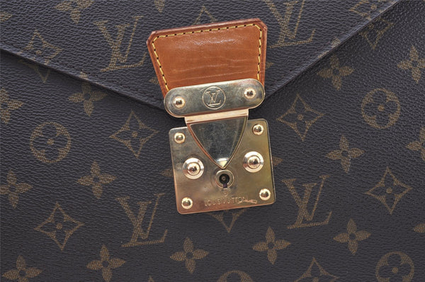 Authentic Louis Vuitton Monogram Serviette Conseiller Briefcase M53331 LV 0007J