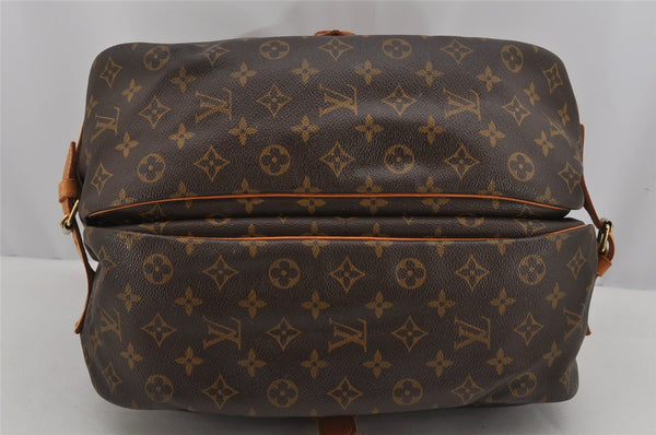 Authentic Louis Vuitton Monogram Saumur 35 Shoulder Cross Bag M42254 LV 0007K