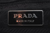 Authentic PRADA Nylon Tessuto Leather Shoulder Cross Body Bag Purse Black 0008J