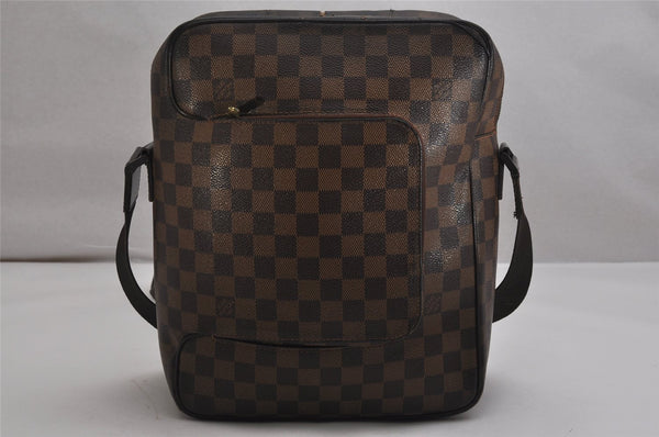 Authentic Louis Vuitton Damier Olav MM Shoulder Cross Body Bag N41441 LV 0008K