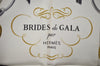 Authentic HERMES Carre 90 Scarf "BRIDES de GALA par" Silk Blue 0009J