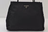 Authentic PRADA TESSUTO CITY Vintage Nylon Hand Bag B3864 Black 0010J