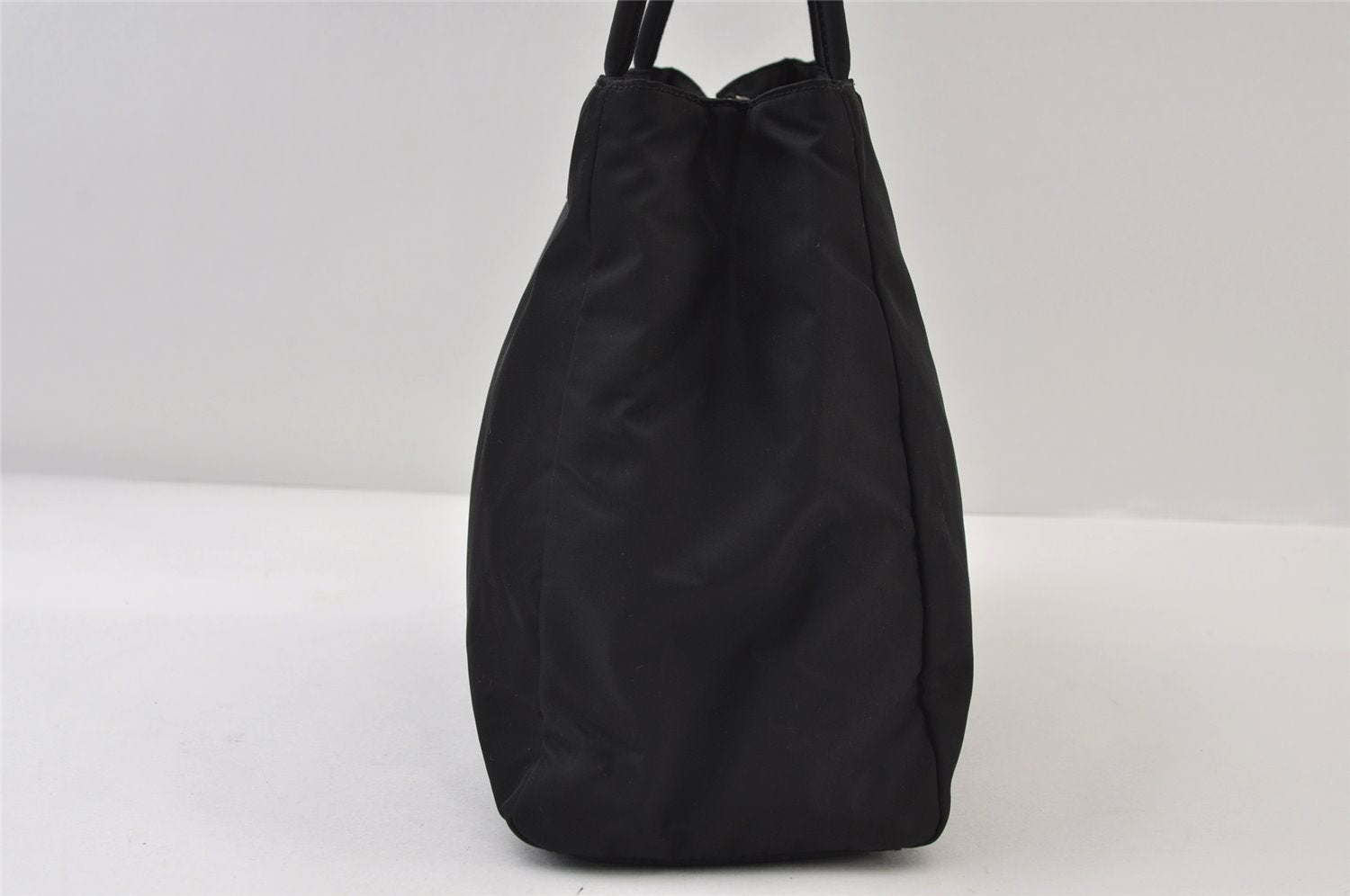 Authentic PRADA TESSUTO CITY Vintage Nylon Hand Bag B3864 Black 0010J