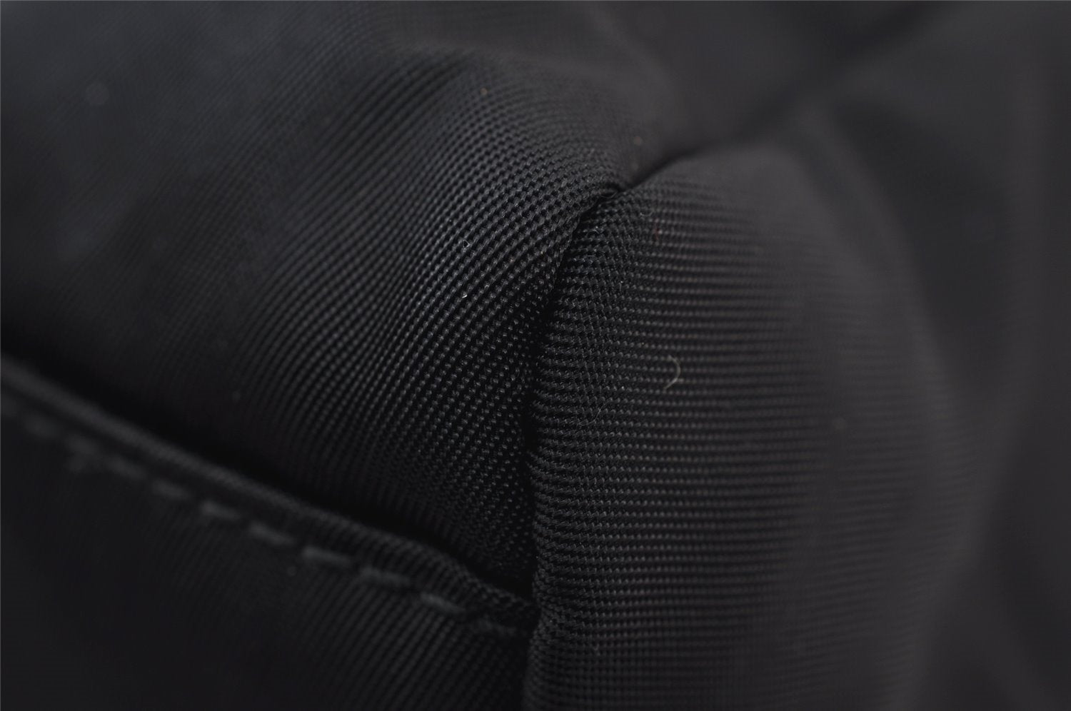 Authentic PRADA TESSUTO CITY Vintage Nylon Hand Bag B3864 Black 0010J