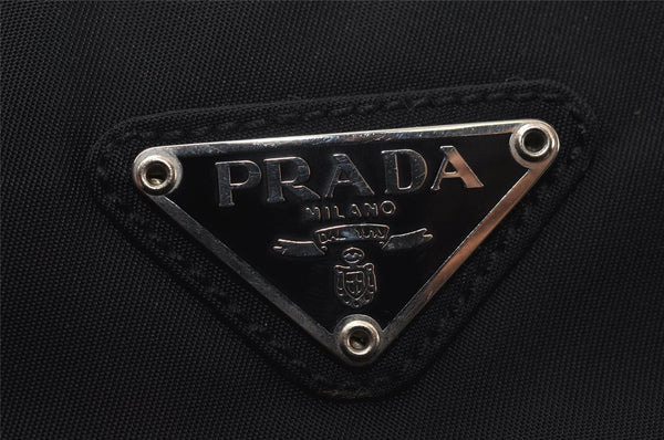Authentic PRADA TESSUTO CITY Vintage Nylon Hand Bag B3864 Black 0010J