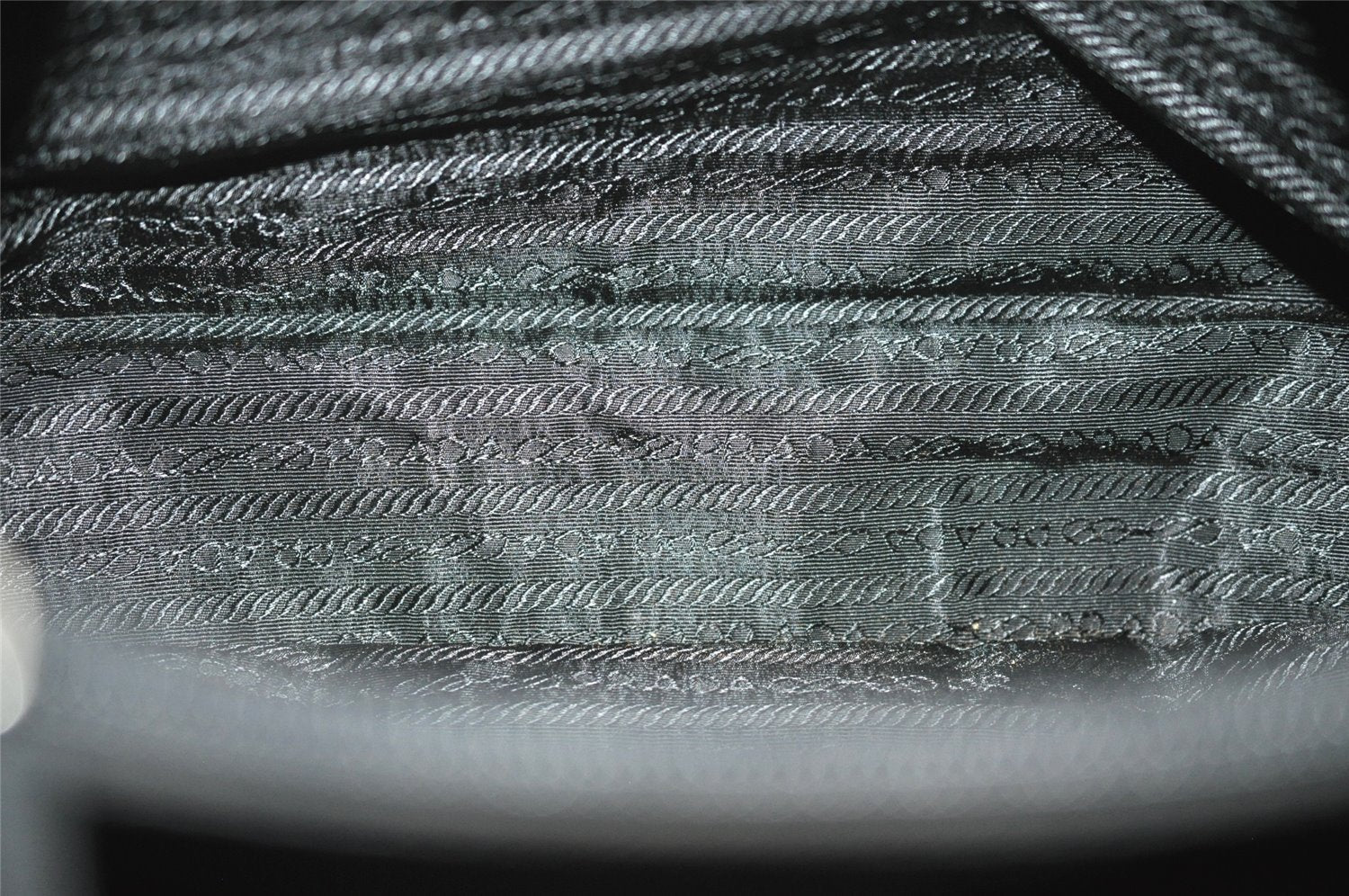 Authentic PRADA TESSUTO CITY Vintage Nylon Hand Bag B3864 Black 0010J