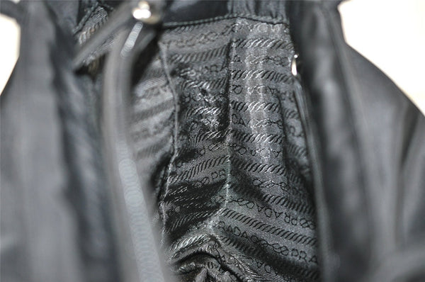 Authentic PRADA TESSUTO CITY Vintage Nylon Hand Bag B3864 Black 0010J