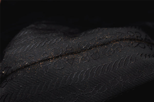 Authentic PRADA TESSUTO CITY Vintage Nylon Hand Bag B3864 Black 0010J