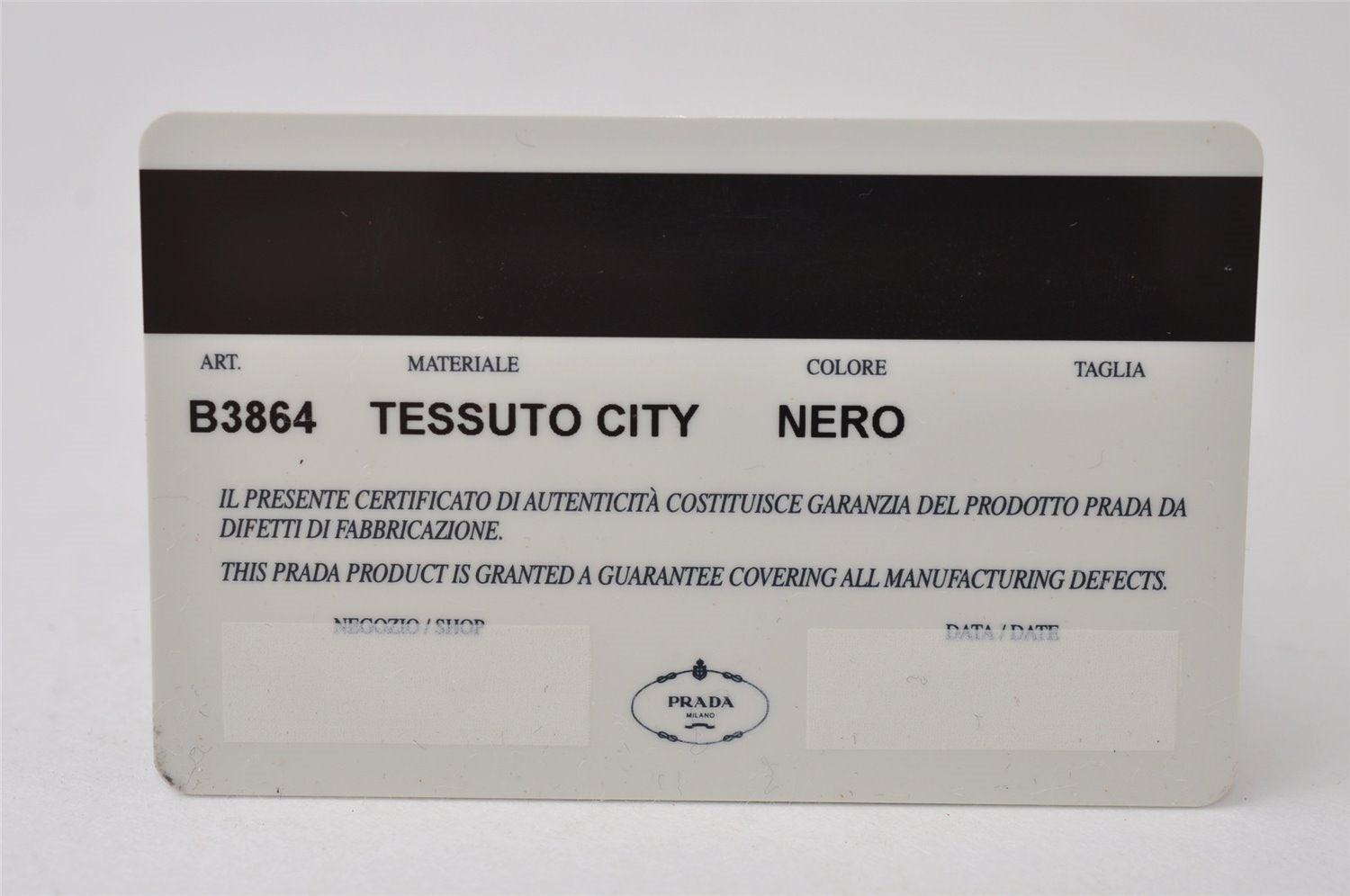 Authentic PRADA TESSUTO CITY Vintage Nylon Hand Bag B3864 Black 0010J
