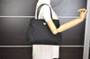Authentic PRADA TESSUTO CITY Vintage Nylon Hand Bag B3864 Black 0010J