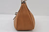 Authentic PRADA Vintage Leather Nappa Shoulder Hand Bag Brown 0011J