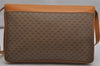 Authentic GUCCI Micro GG PVC Leather Shoulder Cross Clutch Bag Brown Junk 0011K