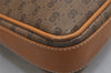 Authentic GUCCI Micro GG PVC Leather Shoulder Cross Clutch Bag Brown Junk 0011K