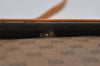 Authentic GUCCI Micro GG PVC Leather Shoulder Cross Clutch Bag Brown Junk 0011K