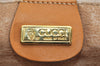 Authentic GUCCI Micro GG PVC Leather Shoulder Cross Clutch Bag Brown Junk 0011K