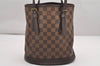 Authentic Louis Vuitton Damier Marais Bucket Shoulder Tote Bag N42240 LV 0013J