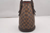 Authentic Louis Vuitton Damier Marais Bucket Shoulder Tote Bag N42240 LV 0013J