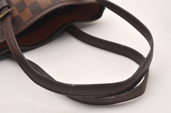 Authentic Louis Vuitton Damier Marais Bucket Shoulder Tote Bag N42240 LV 0013J