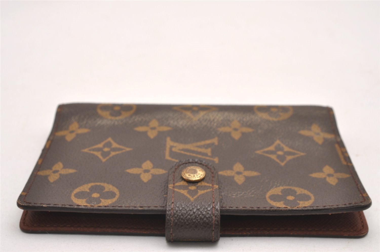 Authentic Louis Vuitton Monogram Agenda PM Notebook Cover R20005 LV 0014J