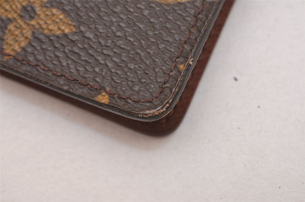 Authentic Louis Vuitton Monogram Agenda PM Notebook Cover R20005 LV 0014J