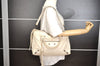 Authentic BALENCIAGA Classic The City 2Way Hand Bag Leather 115748 White 0017J