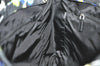 Authentic PRADA Weather Map Nylon Tessuto Leather Shoulder Tote Bag Black 0018J