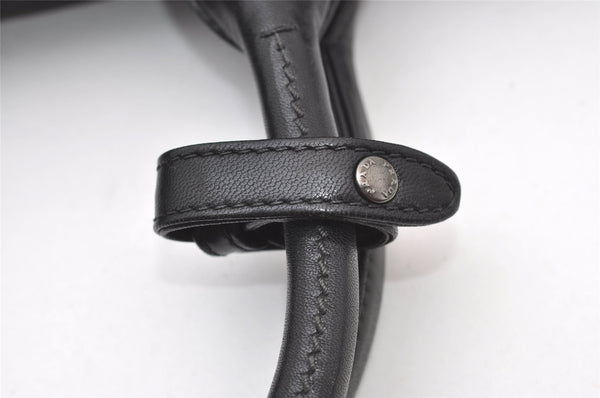 Authentic PRADA Vintage Nylon Tessuto Leather 2Way Shoulder Tote Bag Gray 0019J