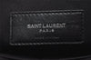 Authentic SAINT LAURENT Star Clutch Bag Pouch Leather 397295 Black YSL 0022J