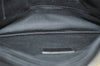 Authentic SAINT LAURENT Star Clutch Bag Pouch Leather 397295 Black YSL 0022J
