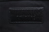 Authentic SAINT LAURENT Star Clutch Bag Pouch Leather 397295 Black YSL 0022J