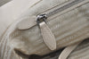 Authentic PRADA Vela Nylon Tessuto Leather Shoulder Tote Bag 1BG107 Beige 0024K