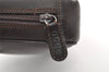 Authentic GUCCI Interlocking G Clutch Hand Bag Purse Enamel Brown Junk 0029K