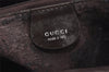 Authentic GUCCI Interlocking G Clutch Hand Bag Purse Enamel Brown Junk 0029K