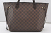 Authentic Louis Vuitton Damier Neverfull MM Shoulder Tote Bag N51105 LV 0030J