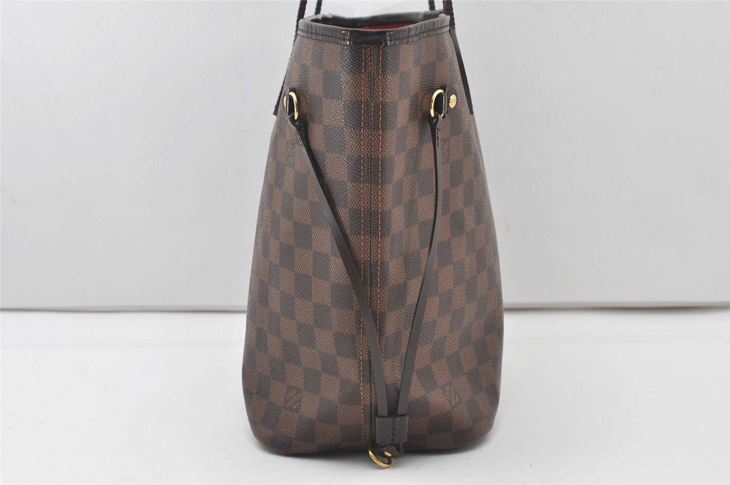 Authentic Louis Vuitton Damier Neverfull MM Shoulder Tote Bag N51105 LV 0030J