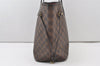 Authentic Louis Vuitton Damier Neverfull MM Shoulder Tote Bag N51105 LV 0030J