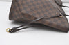 Authentic Louis Vuitton Damier Neverfull MM Shoulder Tote Bag N51105 LV 0030J