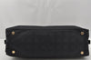 Authentic CHANEL New Travel Line Shoulder Hand Bag Nylon Leather Black 0033J