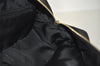 Authentic CHANEL New Travel Line Shoulder Hand Bag Nylon Leather Black 0033J