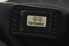 Authentic CHANEL New Travel Line Shoulder Hand Bag Nylon Leather Black 0033J