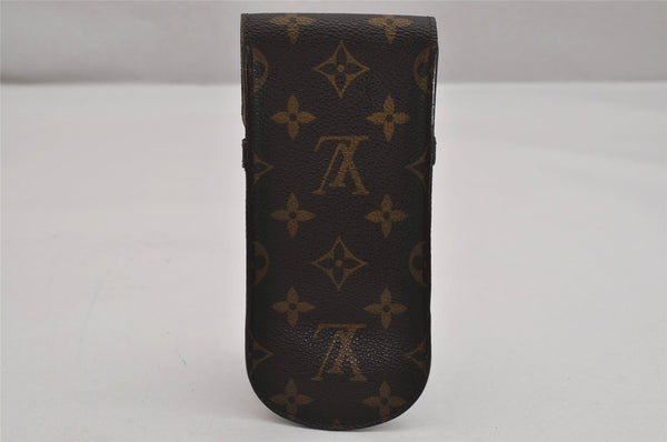 Authentic Louis Vuitton Monogram Etui Lunette Rabat Glasses Case M62970 LV 0033K