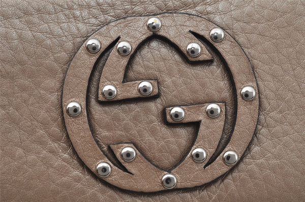 Authentic GUCCI Interlocking G Long Wallet Purse Leather 231843 Beige 0034J