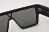 Authentic Louis Vuitton Monogram Sunglasses Waimea L Plastic Z1583E Black 0037J