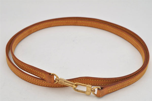 Authentic Louis Vuitton Leather Shoulder Strap Beige 47.8" LV 0037K