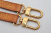 Authentic Louis Vuitton Leather Shoulder Strap Beige 47.8" LV 0037K
