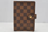 Authentic Louis Vuitton Damier Agenda PM Notebook Cover R20700 LV 0038J